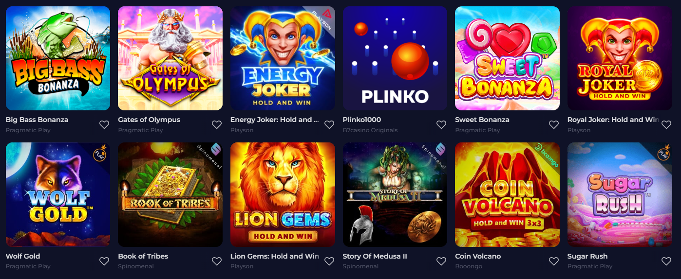 b7casino games